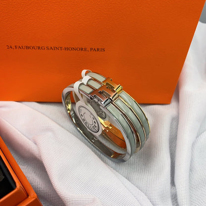 [Am jewelry]CLASSIC HM CLIC GREEN 8MM ENAMEL BRACELET