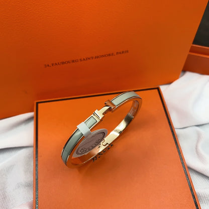 [Am jewelry]CLASSIC HM CLIC GREEN 8MM ENAMEL BRACELET