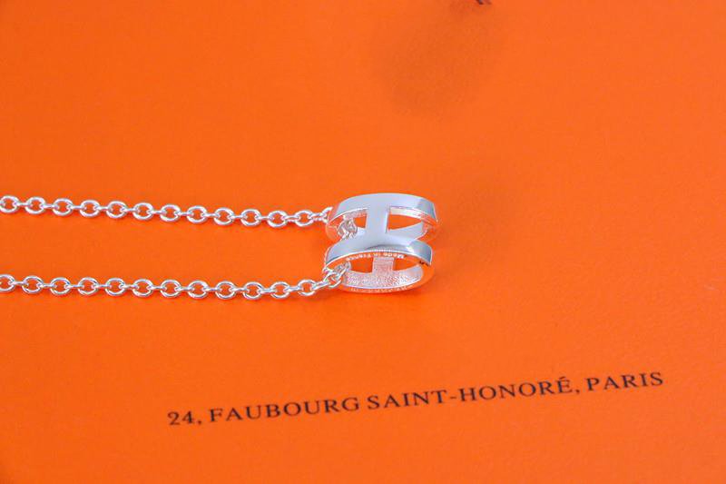 [Am jewelry]HM NECKLACE H LETTER OVAL SERIES