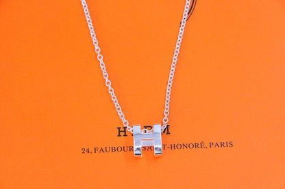 [Am jewelry]HM NECKLACE H LETTER OVAL SERIES