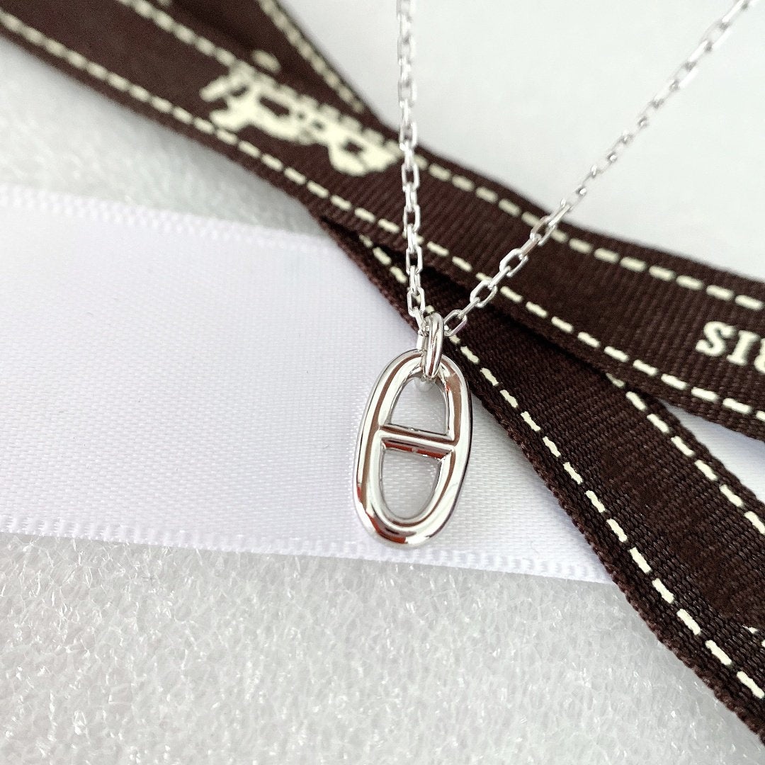 [Am jewelry]HM PIG NOSE NECKLACE