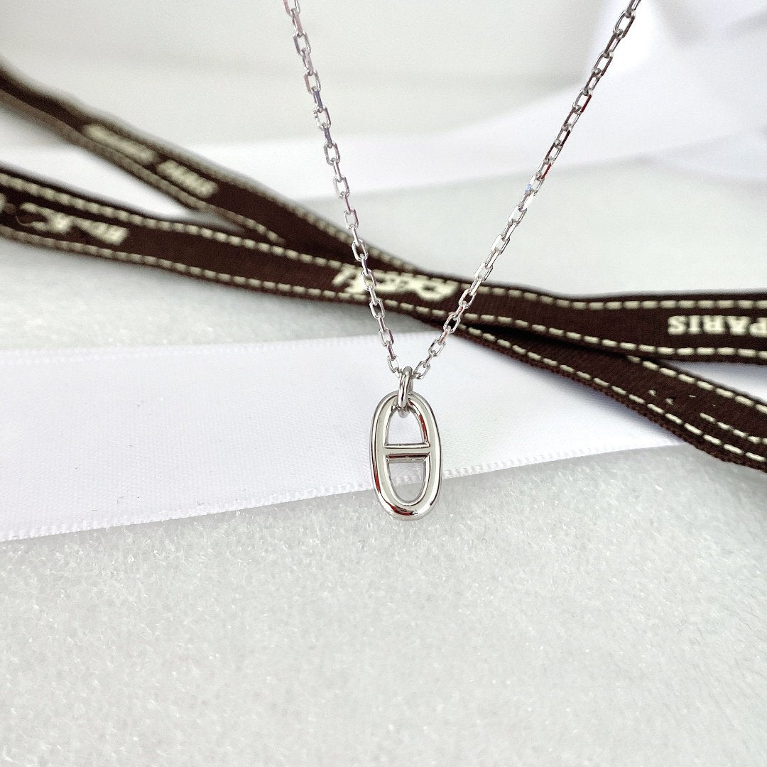 [Am jewelry]HM PIG NOSE NECKLACE