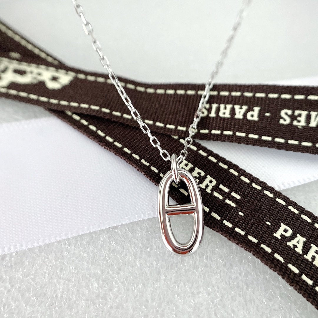 [Am jewelry]HM PIG NOSE NECKLACE