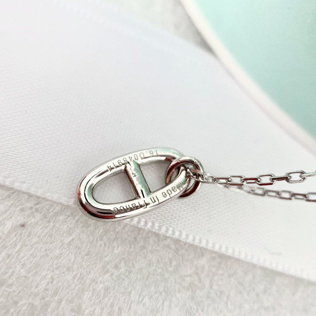 [Am jewelry]HM PIG NOSE NECKLACE