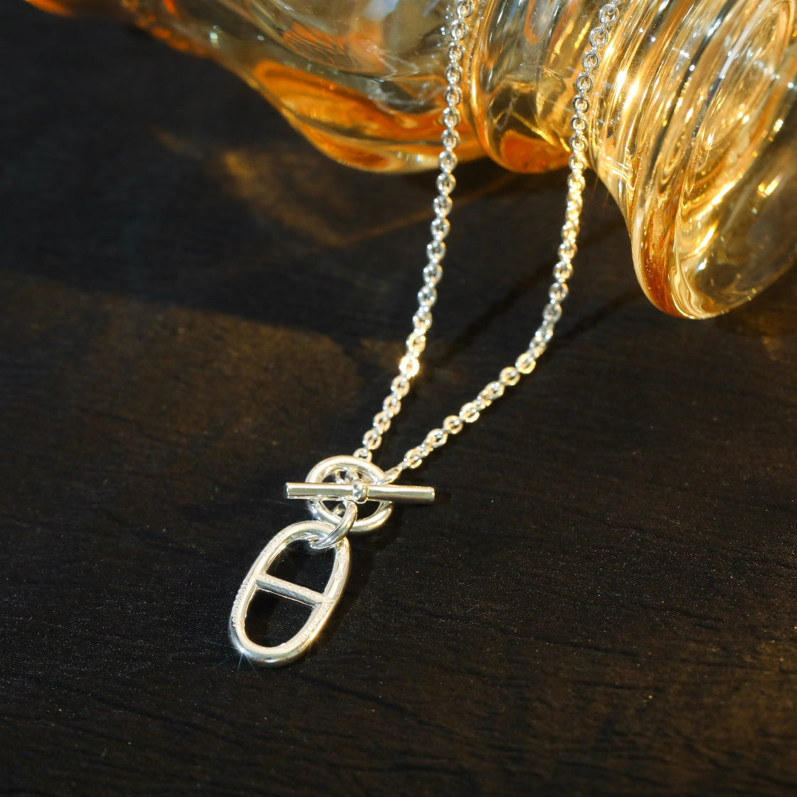 [Am jewelry]HM CHAINE D'ANCRE PENDANT NECKLACE STERLING SILVER