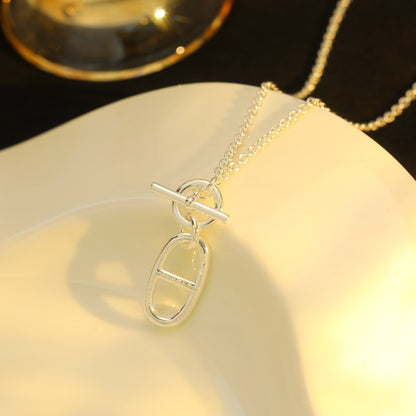 [Am jewelry]HM CHAINE D'ANCRE PENDANT NECKLACE STERLING SILVER
