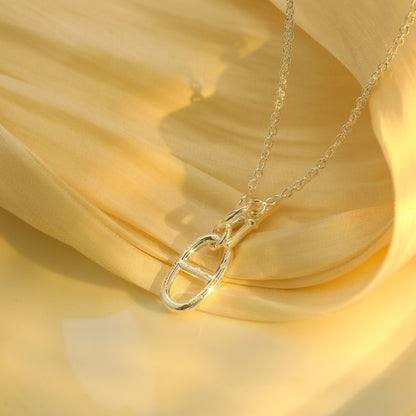 [Am jewelry]HM CHAINE D'ANCRE PENDANT NECKLACE STERLING SILVER
