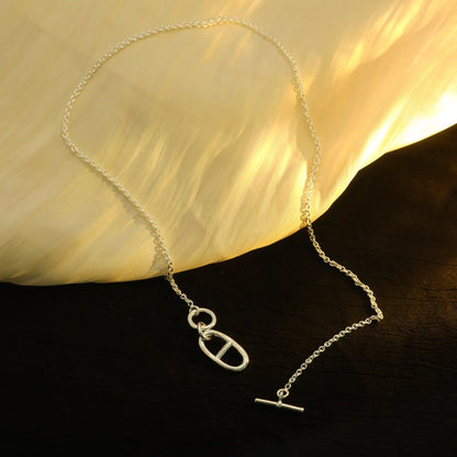 [Am jewelry]HM CHAINE D'ANCRE PENDANT NECKLACE STERLING SILVER