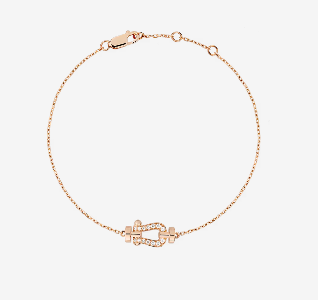 [Am jewelry]FORCE 10 FULL DIAMOND BUCKLE CHAIN LINK MINI MODEL
