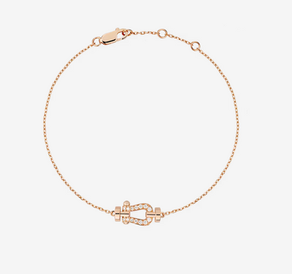 [Am jewelry]FORCE 10 FULL DIAMOND BUCKLE CHAIN LINK MINI MODEL