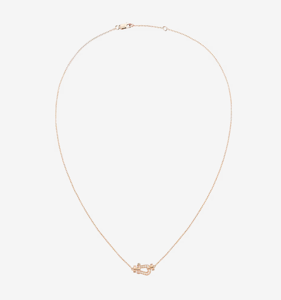 [Am jewelry]FORCE 10 DIAMOND PINK GOLD NECKLACE MINI MODEL