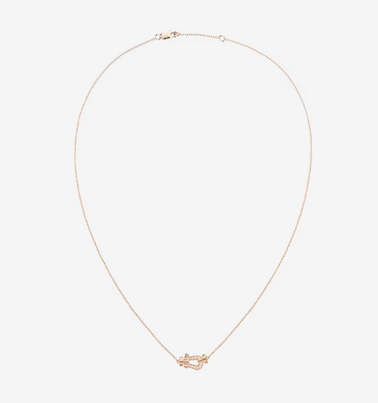 [Am jewelry]FORCE 10 DIAMOND PINK GOLD NECKLACE MINI MODEL