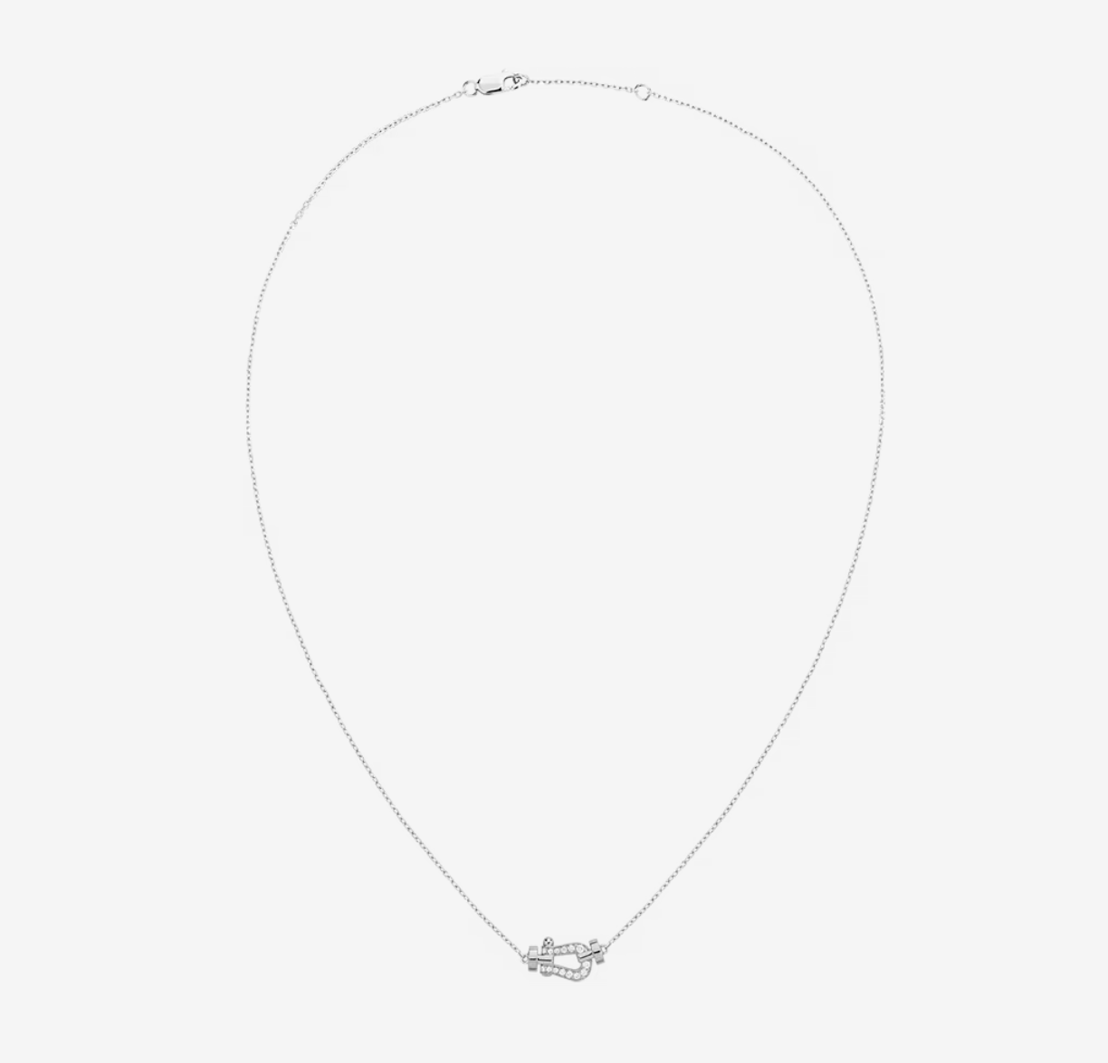 [Am jewelry]FORCE 10 DIAMOND SILVER NECKLACE MINI MODEL