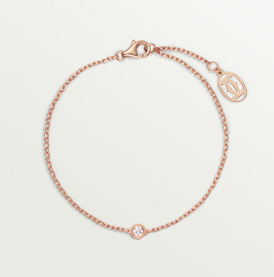 [Am jewelry]DAMOUR DIAMOND LINK BRACELET