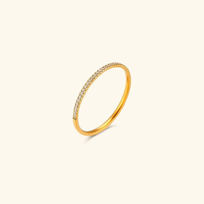 [AM Jewels]Zarra Paved Gold Ring