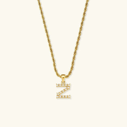 [AM Jewels]Elodie Initial Letter Pearl Necklace