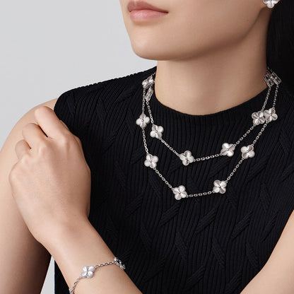 [Am jewelry]CLOVER 20 MOTIFS DIAMOND SILVER