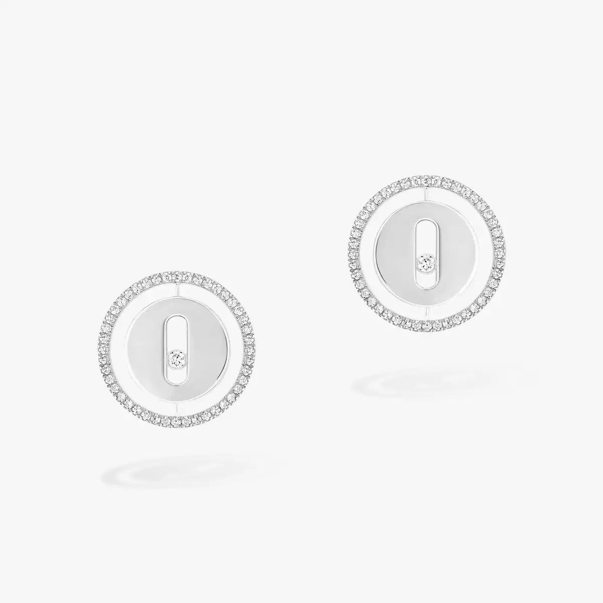 [Am Jewelry]Lucky Move Diamond Earrings