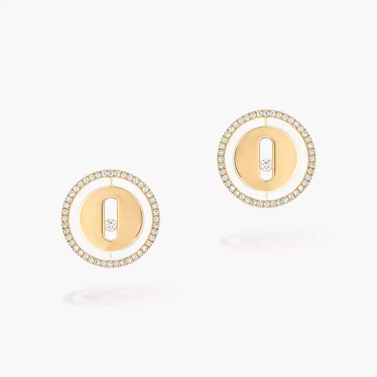 [Am Jewelry]Lucky Move Diamond Earrings