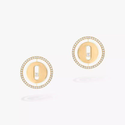 [Am Jewelry]Lucky Move Diamond Earrings