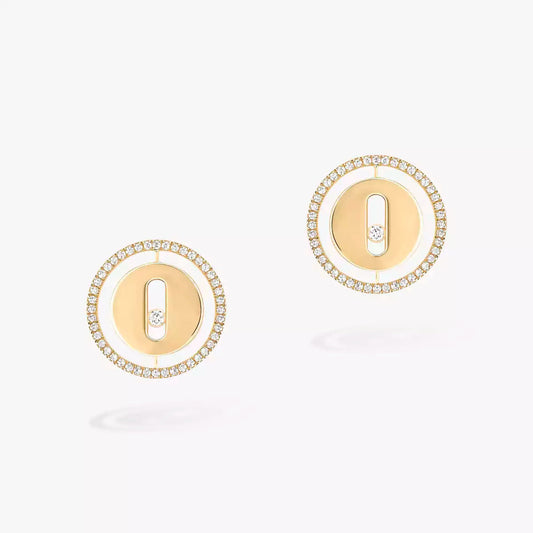 [Am Jewelry]Lucky Move Diamond Earrings