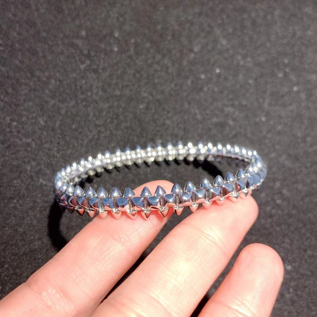 [Am jewelry]CLASH SILVER BRACELET