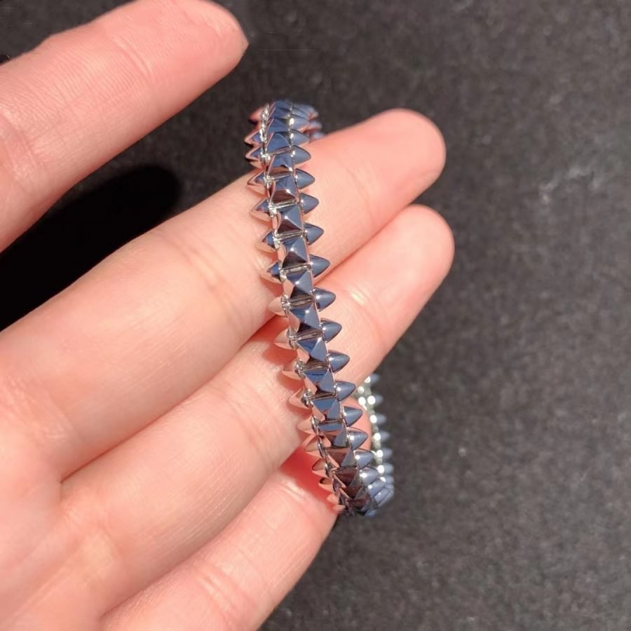 [Am jewelry]CLASH SILVER BRACELET