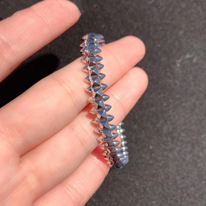 [Am jewelry]CLASH SILVER BRACELET