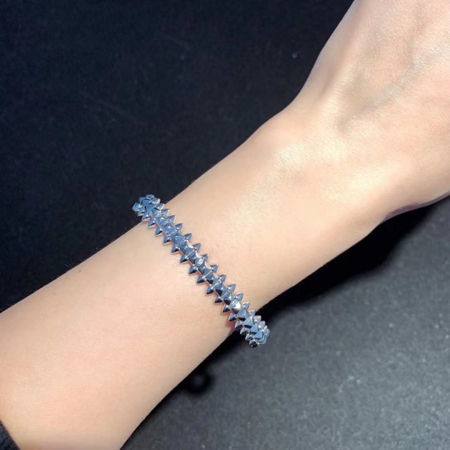 [Am jewelry]CLASH SILVER BRACELET