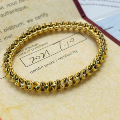 [Am jewelry]CLASH GOLD BRACELET