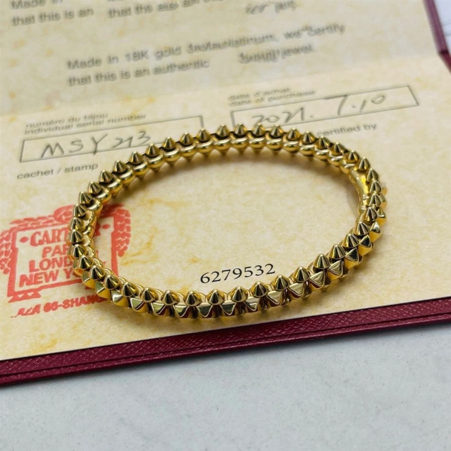 [Am jewelry]CLASH GOLD BRACELET