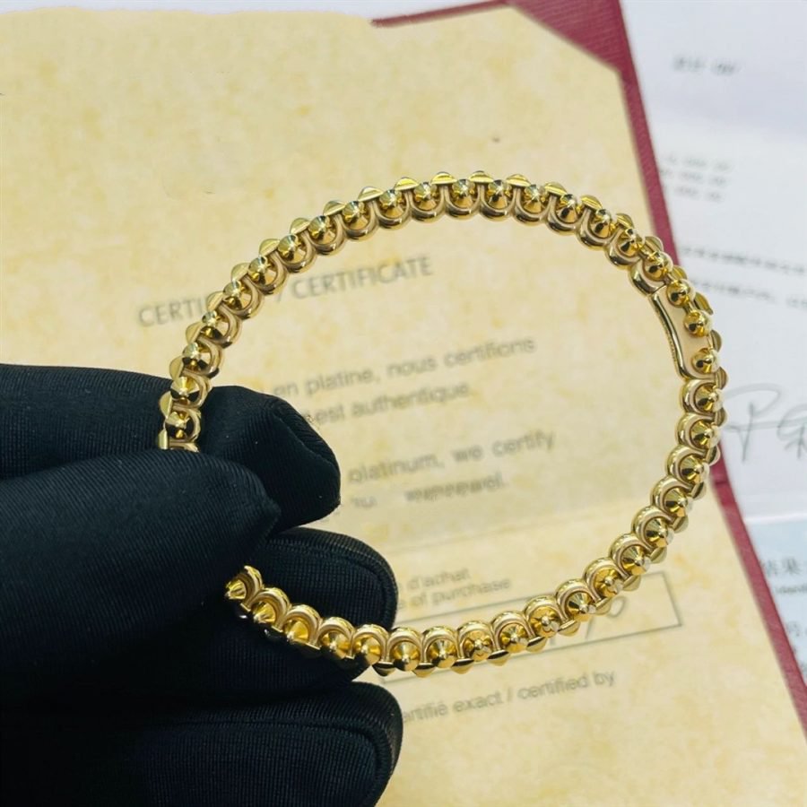 [Am jewelry]CLASH GOLD BRACELET