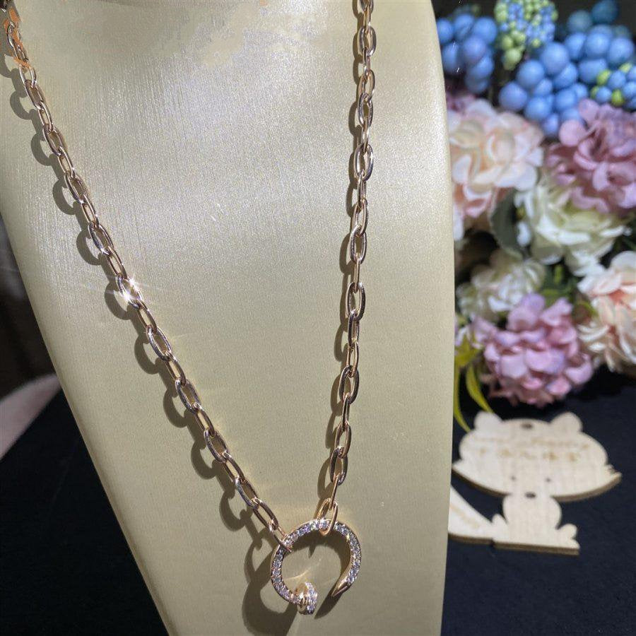 [Am jewelry]JUSTE NECKLACE DIAMONDS