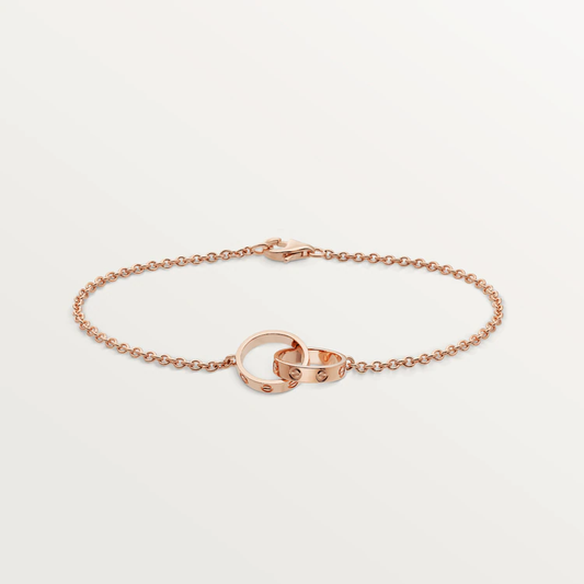 [Am jewelry]LOVE BRACELET DOUBLE RING