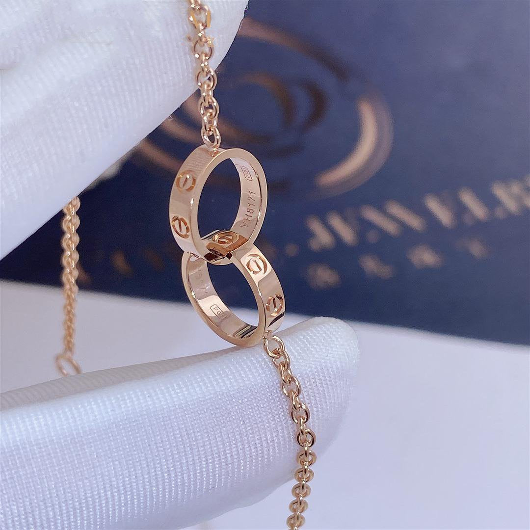 [Am jewelry]LOVE BRACELET DOUBLE RING