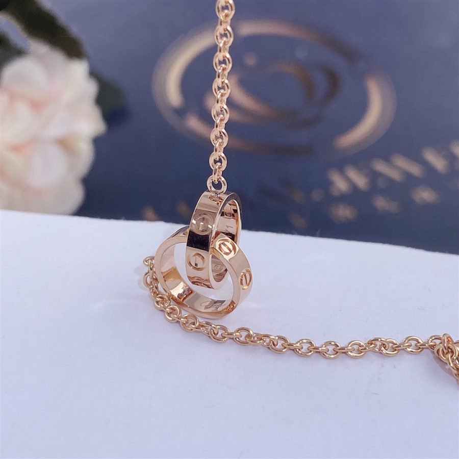 [Am jewelry]LOVE BRACELET DOUBLE RING
