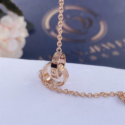[Am jewelry]LOVE BRACELET DOUBLE RING