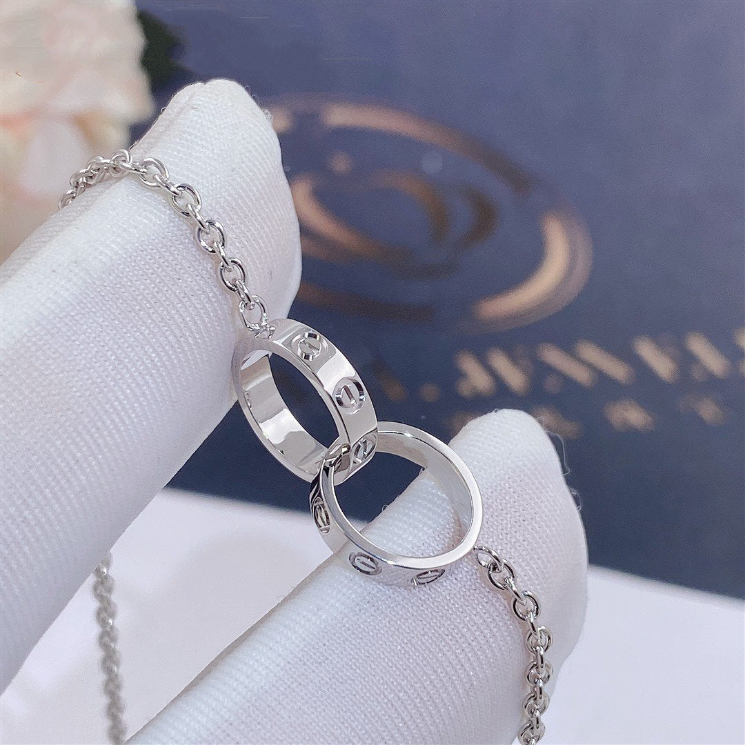 [Am jewelry]LOVE BRACELET DOUBLE RING