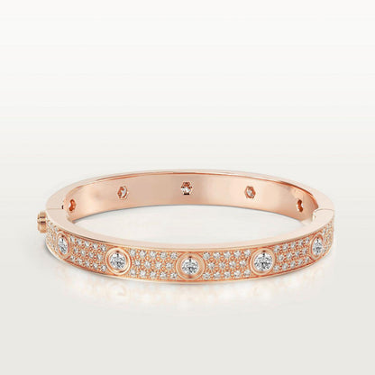 [Am jewelry]LOVE BRACELET 6.1MM DIAMOND-PAVED 10 BIG DIAMONDS
