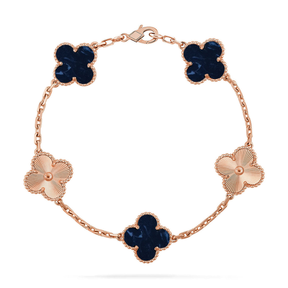 [Am jewelry]CLOVER 5 MOTIF PIETERSITE BRACELET COLLECTION