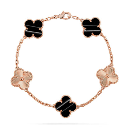[Am jewelry] CLOVER 5 MOTIF PULSAR STONE BRACELET COLLECTION