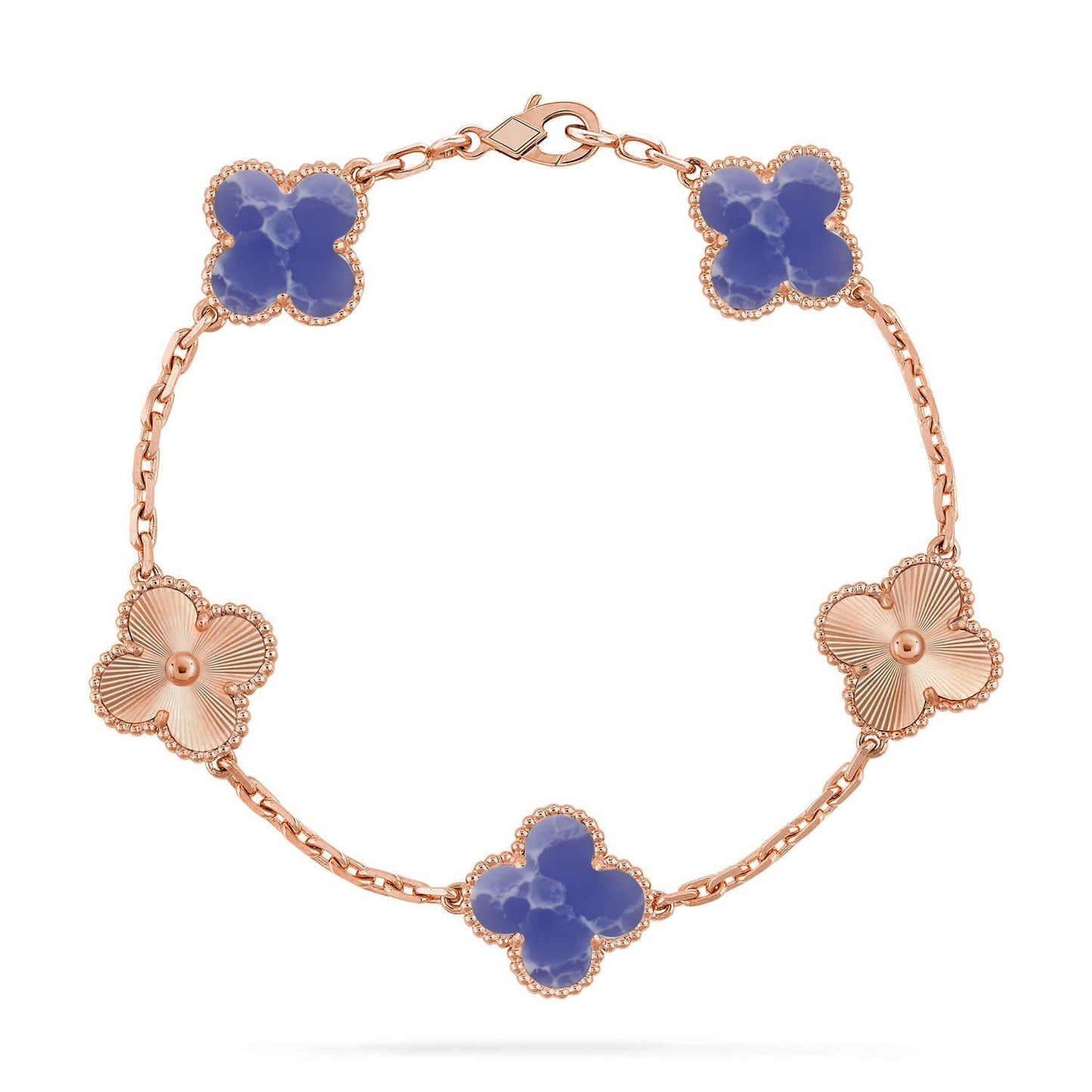 [Am jewelry]CLOVER 5 MOTIF BLUE VEINS BRACELET COLLECTION