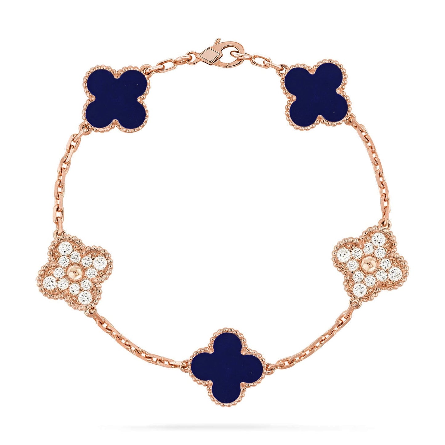 [Am jewelry]CLOVER 5 MOTIF LAPIS LAZULI BRACELET COLLECTION