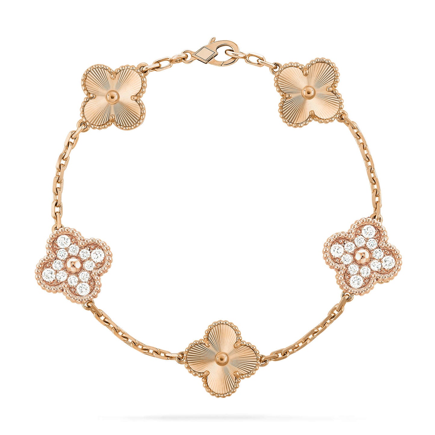 [Am jewelry] CLOVER 5 MOTIF LASER BRACELET COLLECTION