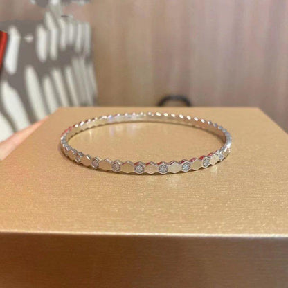 [Am jewelry]BEE LOVE SILVER DIAMOND BRACELET