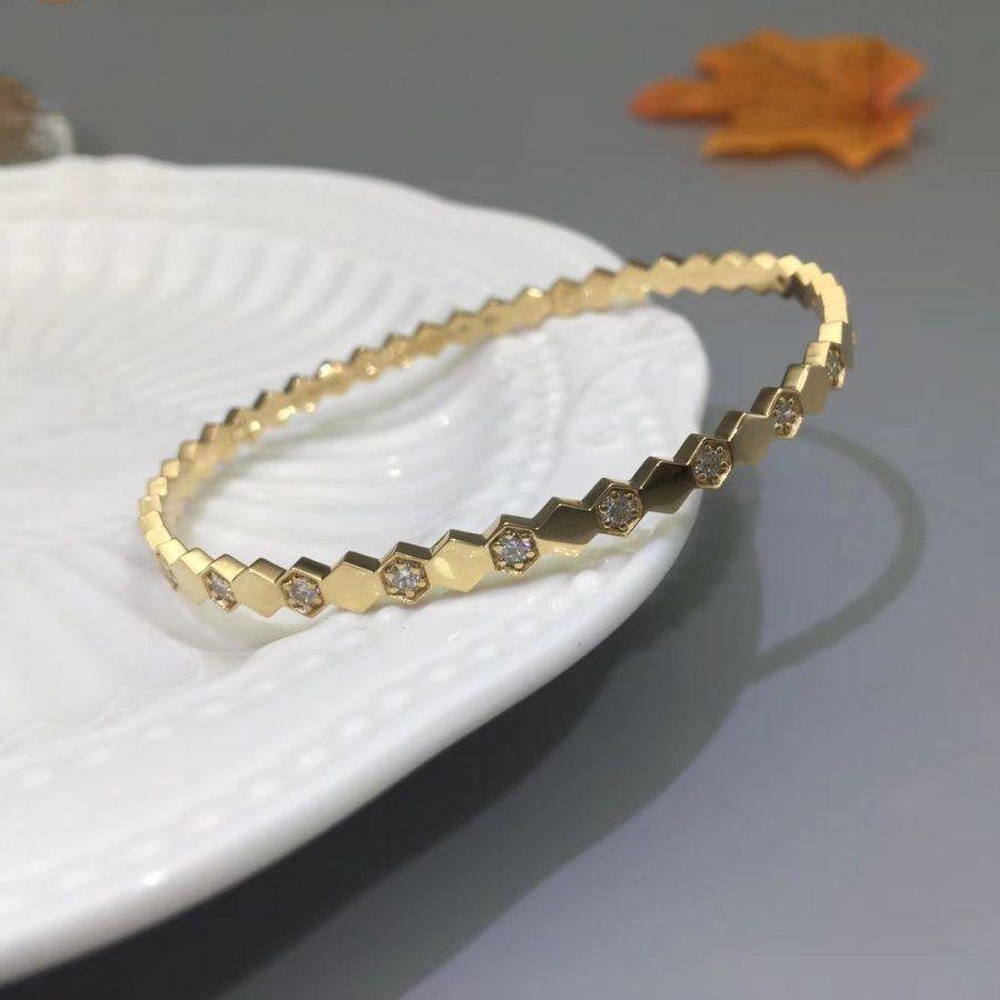 [Am jewelry]BEE LOVE GOLD DIAMOND BRACELET