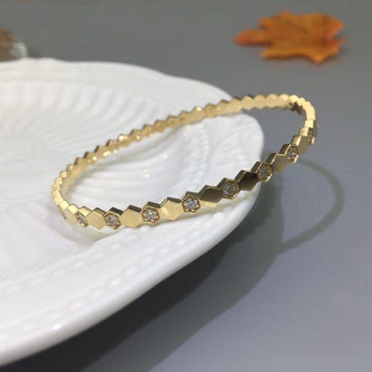 [Am jewelry]BEE LOVE GOLD DIAMOND BRACELET