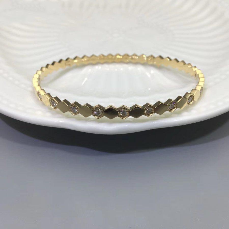 [Am jewelry]BEE LOVE GOLD DIAMOND BRACELET