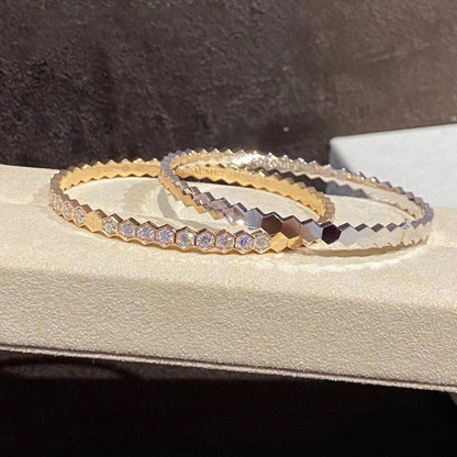 [Am jewelry]BEE LOVE GOLD BRACELET FULL DIAMOND
