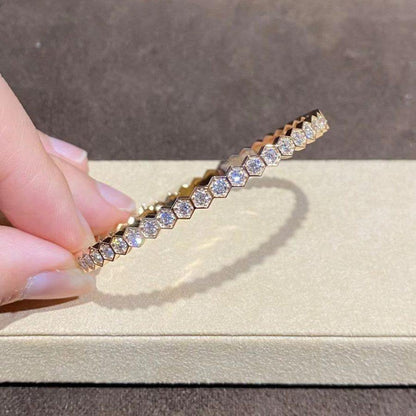 [Am jewelry]BEE LOVE GOLD BRACELET FULL DIAMOND